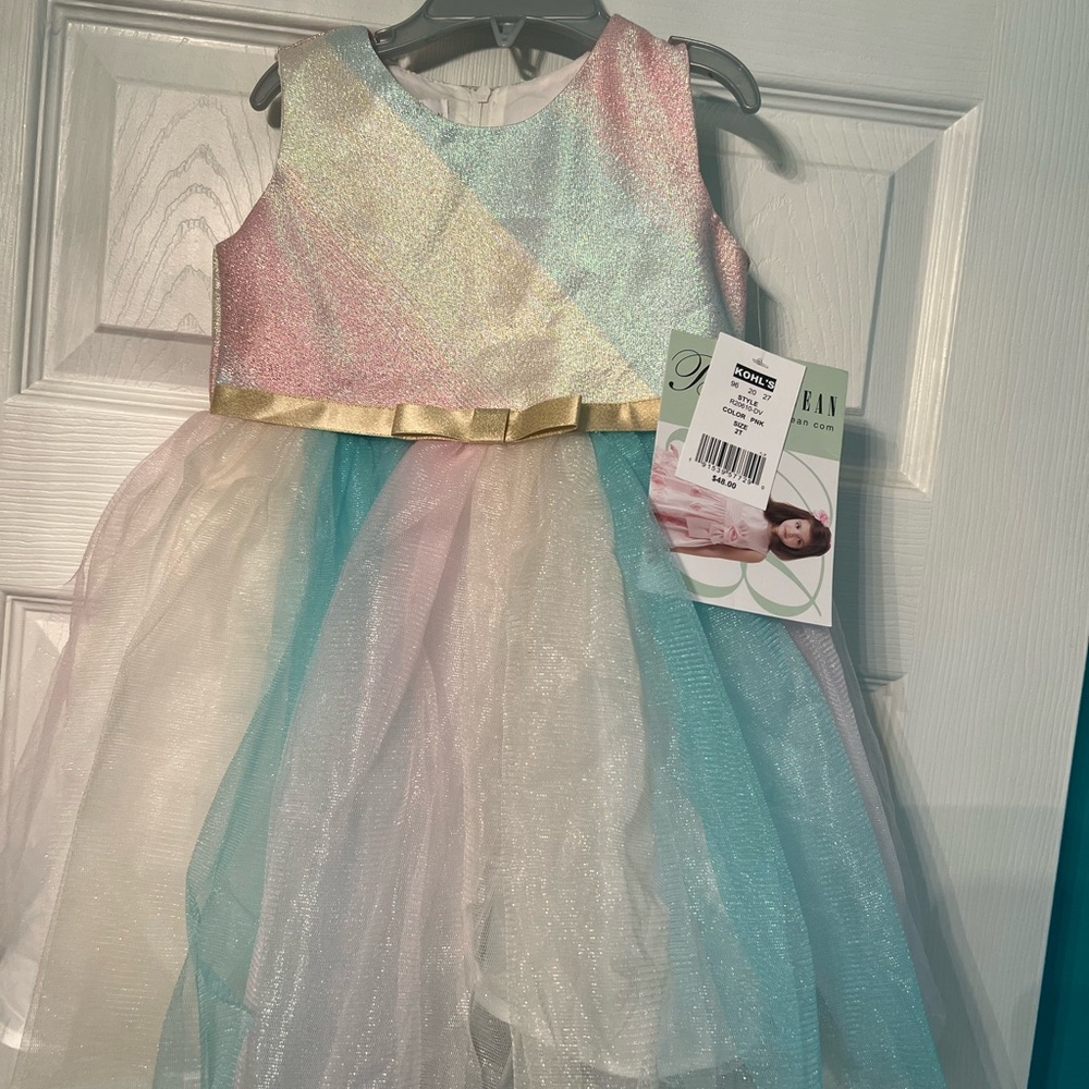 Sparkling Pastel Bonnie Jean Dress